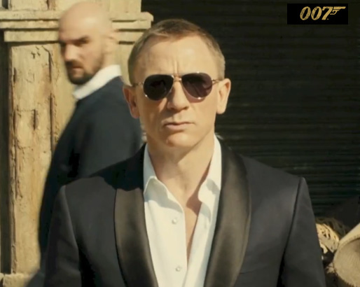 James Bond wearing the Marko in Skyfall