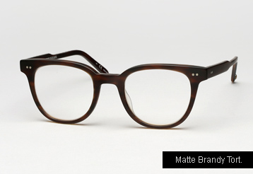 Garrett Leight Angelus eyeglasses - Matte Brandy Tortoise