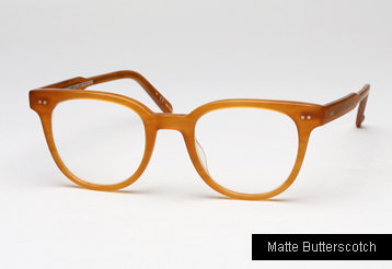 Garrett Leight Angelus eyeglasses - Matte Butterscotch