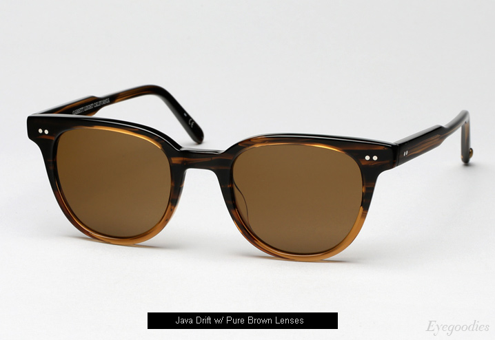 Garrett Leight Angelus sunglasses - Java Drift