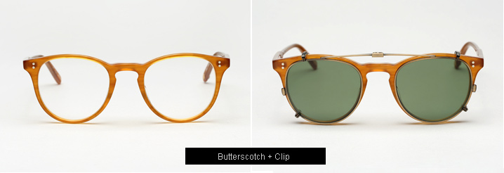 Garrett Leight Milwood Eyeglasses - Butterscotch