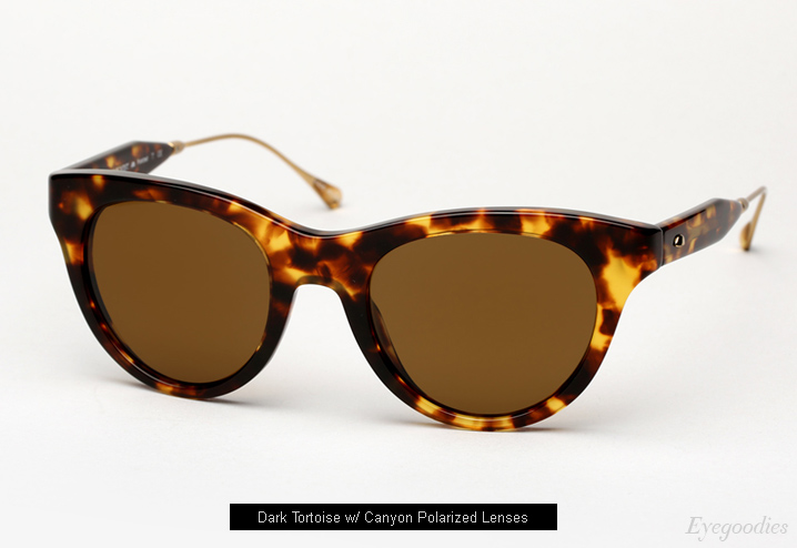 Oliver Peoples West Latigo sunglasses - Dark Tortoise