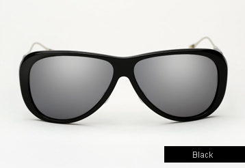 Oliver Peoples West Manzanita sunglasses - Black w/ Obsidian Mirror Polarized lenses
