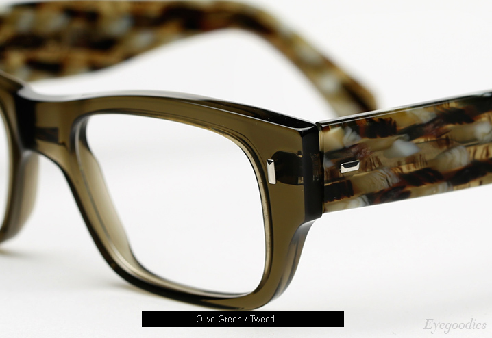 Cutler and Gross 0692 eyeglasses - Olive / Tweed