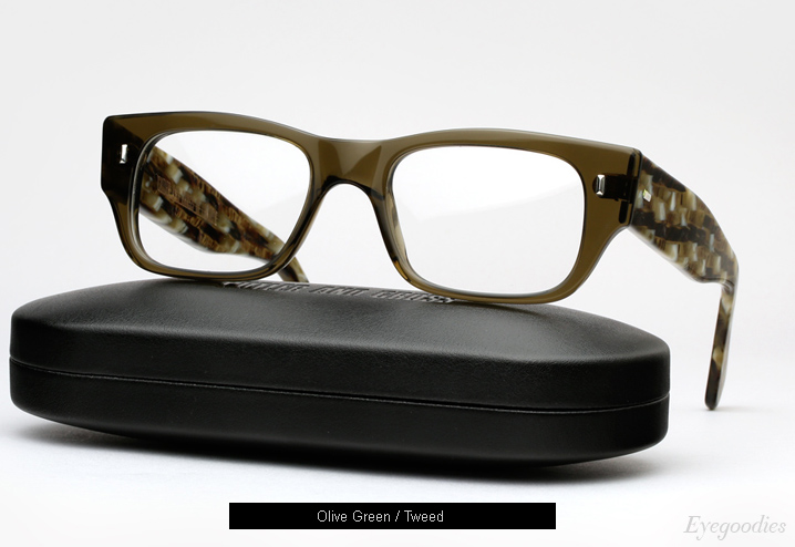 Cutler and Gross 0692 eyeglasses - Olive / Tweed