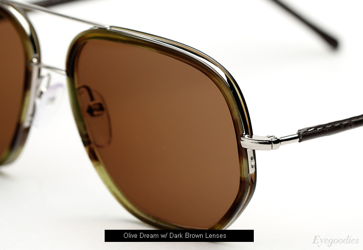Cutler and Gross 1084 sunglasses - Olive Dream
