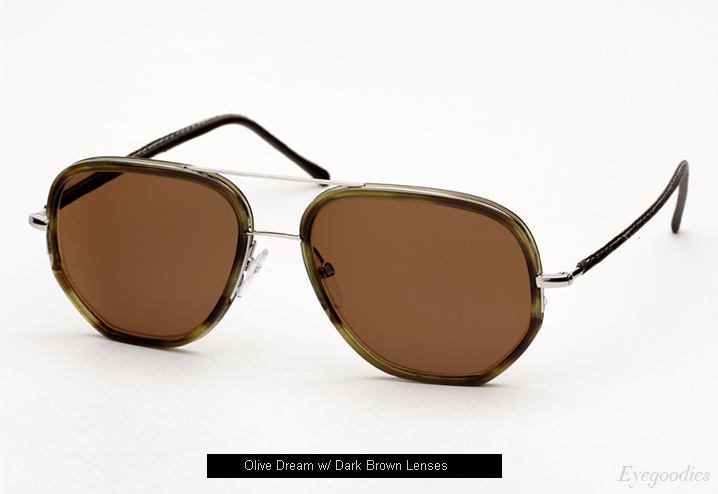 Cutler and Gross 1084 sunglasses - Olive Dream