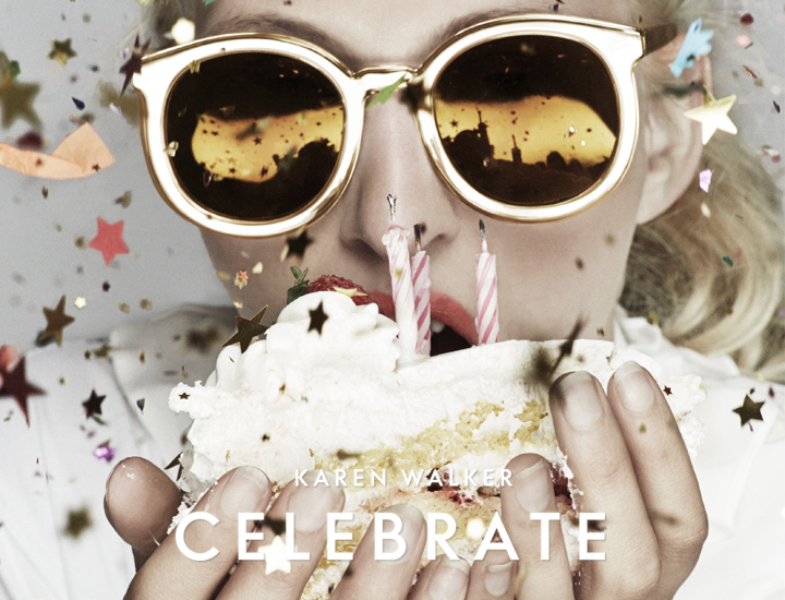 Karen Walker sunglasses Celebrate - 10th Anniversary - Limited Edition