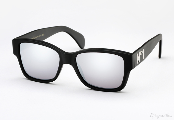 Vintage Frames Company Dice - Matte Black and Silver sunglasses