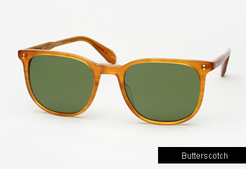 Garrett Leight Bentley sunglasses - Butterscotch