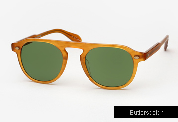 Garrett Leight Harding sunglasses - Butterscotch