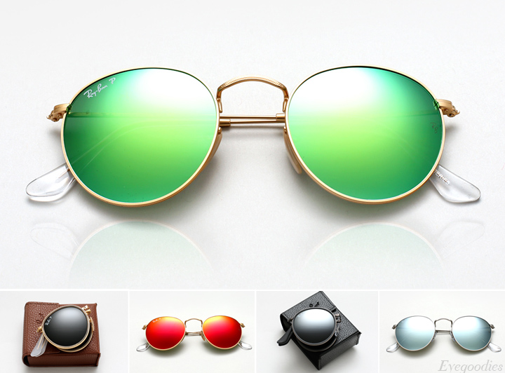 Ray Ban Round Metal Sunglasses - RB 