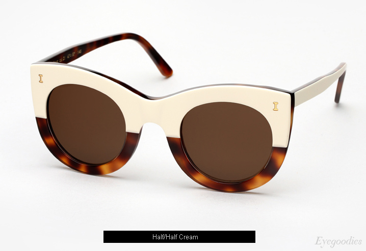 Illesteva Boca Sunglasses - Half/Half Cream