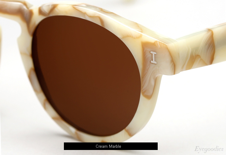 Illesteva Leonard sunglasses - Cream Marble