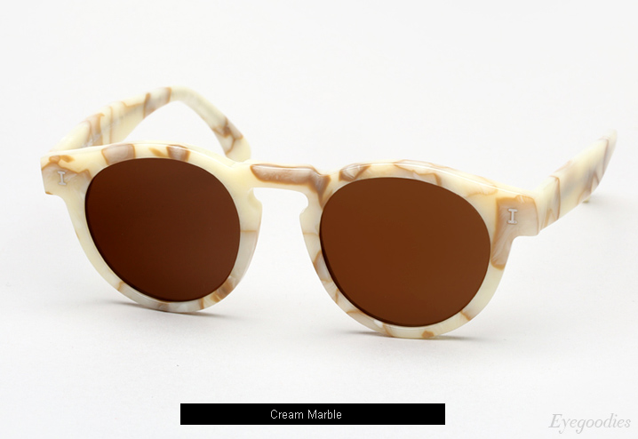 Illesteva Leonard sunglasses - Cream Marble