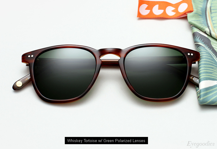 Garrett Leight Brooks sunglasses - Whiskey Tortoise