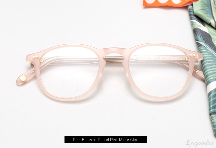 Garrett Leight Hampton + Clip (Pink Blush)