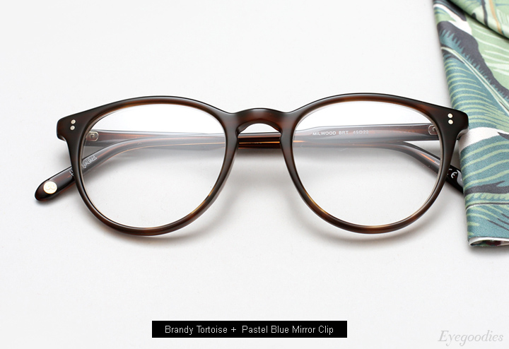 Garrett Leight Milwood eyeglasses + Clip