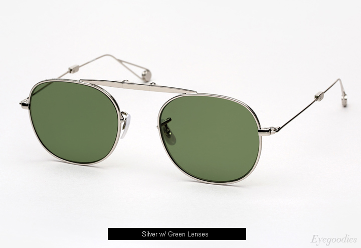 Garrett Leight Van Buren Sunglasses - Silver