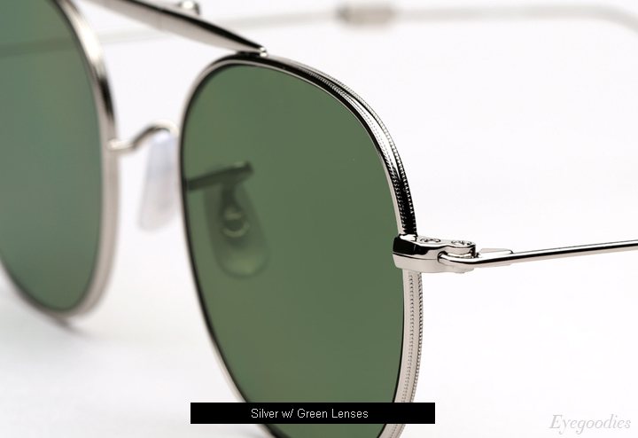 Garrett Leight Van Buren Sunglasses - Silver