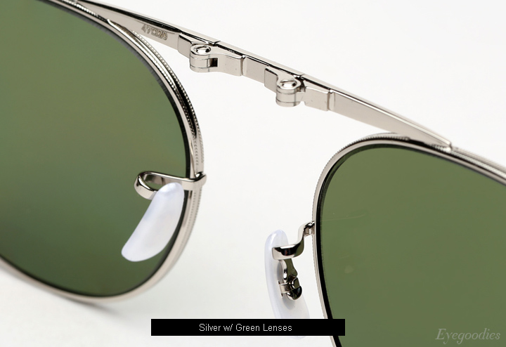 Garrett Leight Van Buren Sunglasses - Silver