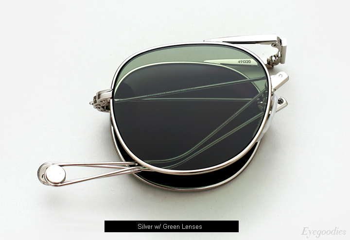 Garrett Leight Van Buren Sunglasses - Silver