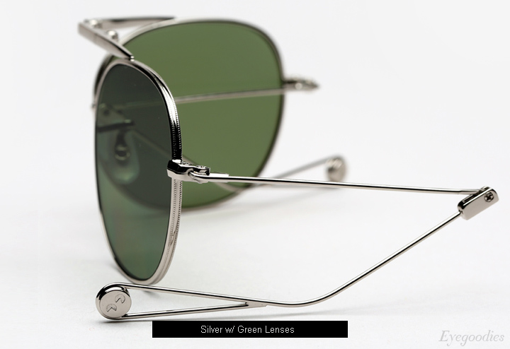 Garrett Leight Van Buren Sunglasses - Silver