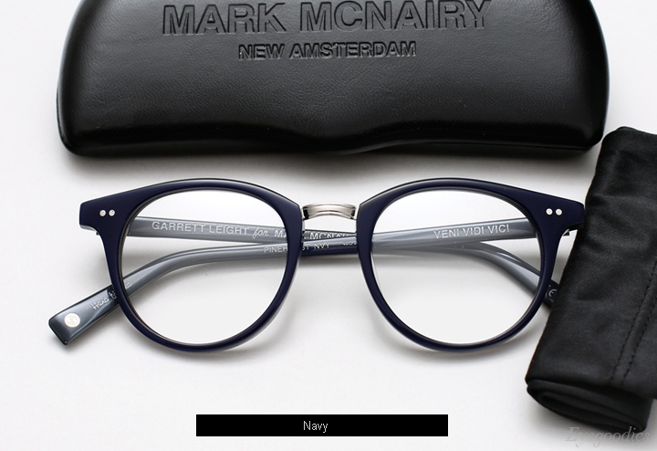 Garrett Leight X Mark Mcnairy Pinehurst eyeglasses - Navy