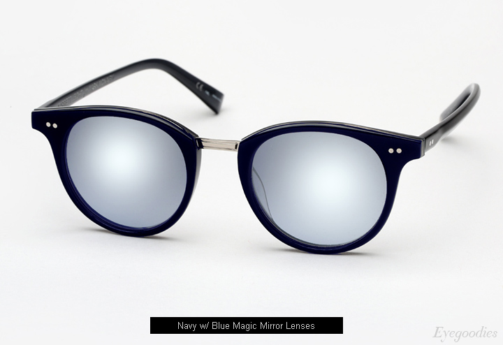 Garrett Leight x Mark Mcnairy Pinehurst sunglasses - Navy