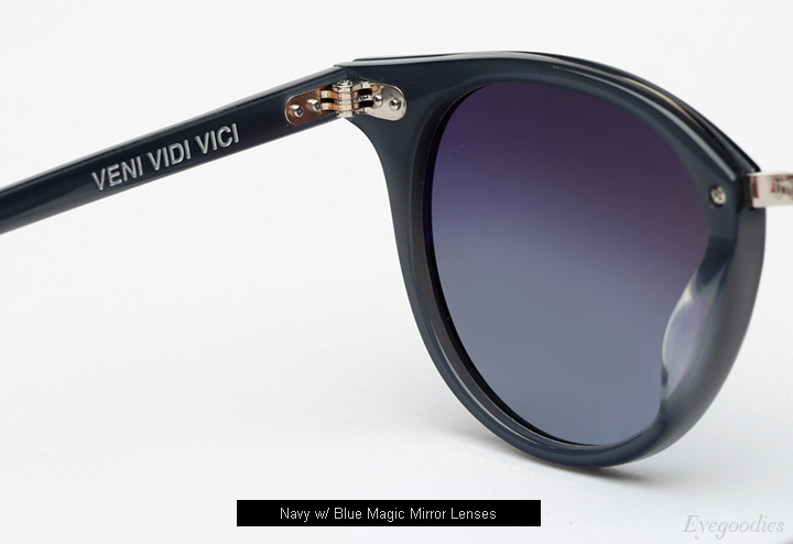 Garrett Leight x Mark Mcnairy Pinehurst sunglasses - Navy