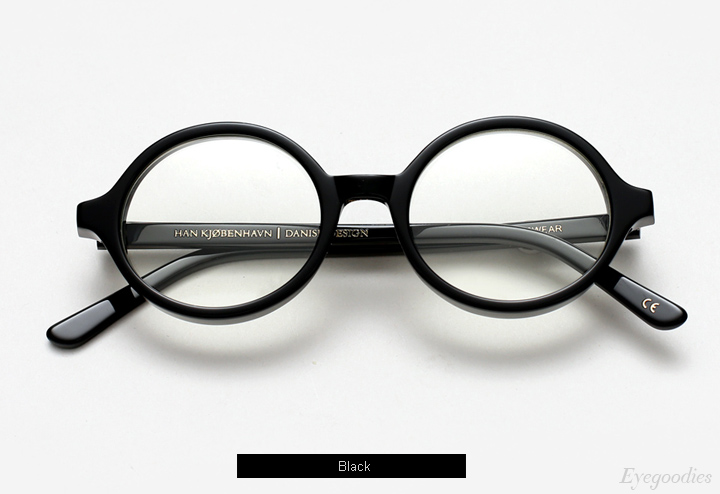 Han Doc - Black eyeglasses w/ Clip