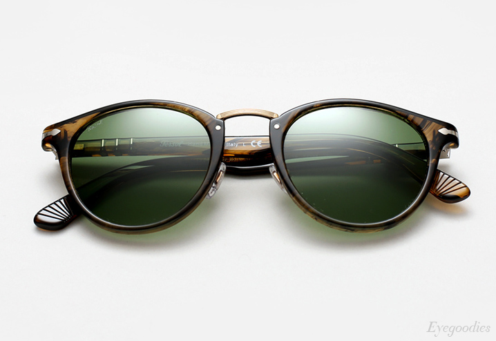 Persol 3108 Typewriter Edition sunglasses - Striped Brown