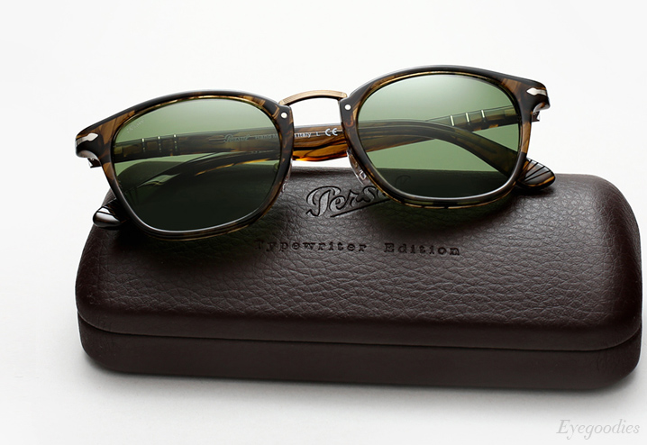 Persol 3110 Typewriter Edition sunglasses - Striped Brown