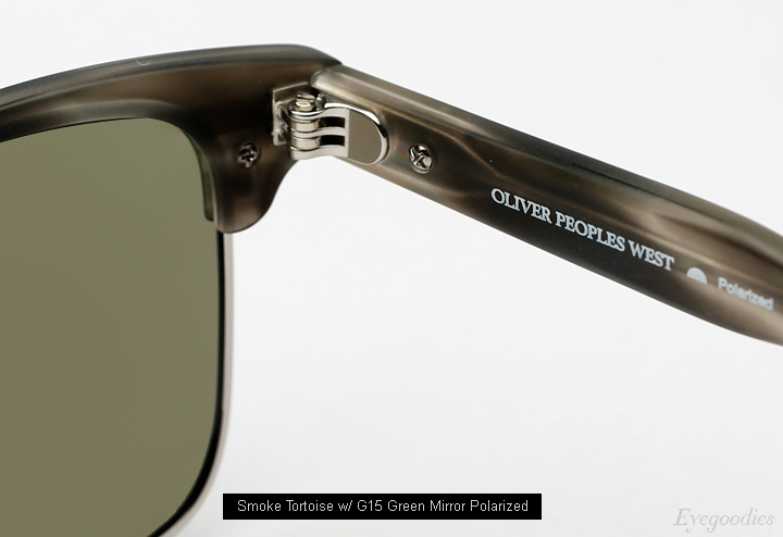 Oliver Peoples West Ajax Sunglasses - Smoke Tortoise