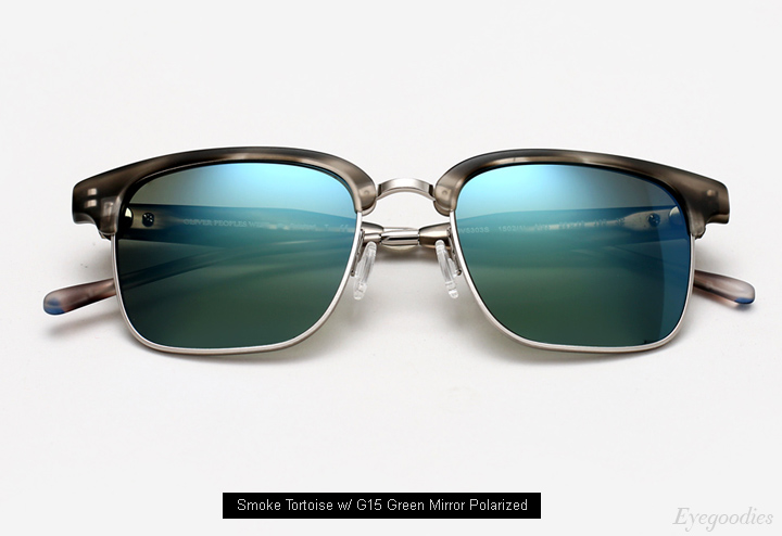 Oliver Peoples West Ajax Sunglasses - Smoke Tortoise