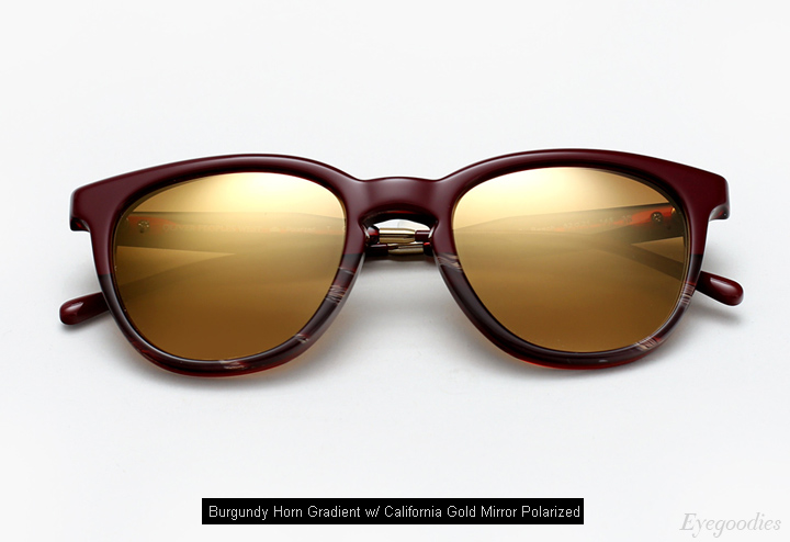 Oliver Peoples West Beech sunglasses - Burgundy Horn Gradient