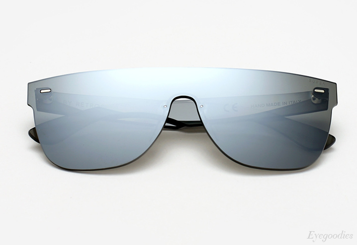 Super Flat Top Large Tuttolente Silver Sunglasses