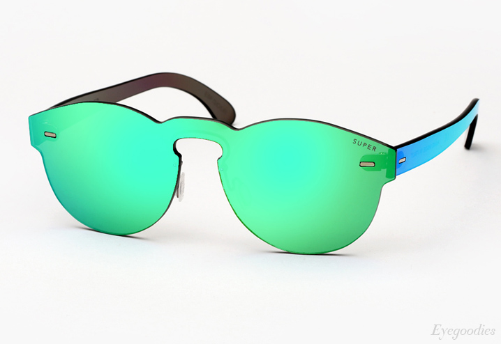 Super Paloma Large Tuttolente Green Sunglasses