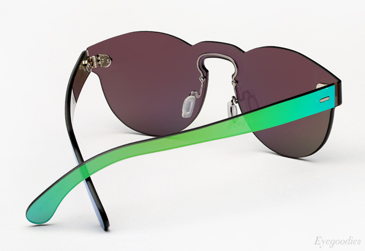 Super Paloma Large Tuttolente Green Sunglasses