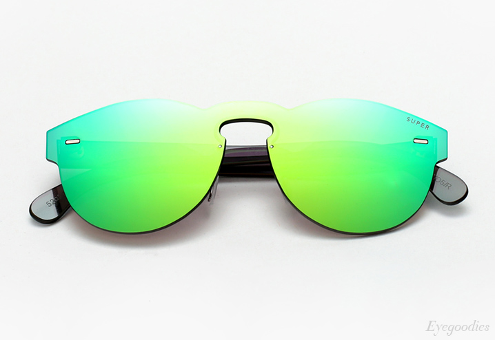 Super Paloma Large Tuttolente Green Sunglasses