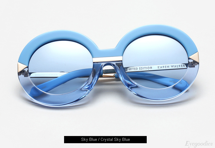 Karen Walker Hollywood Pool sunglasses - Sky Blue
