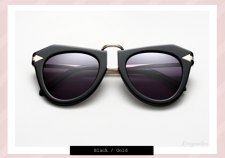 Karen Walker One Orbit sunglasses - Black