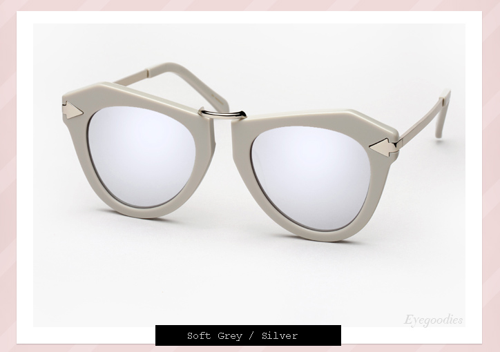 Karen Walker One Orbit sunglasses - soft grey