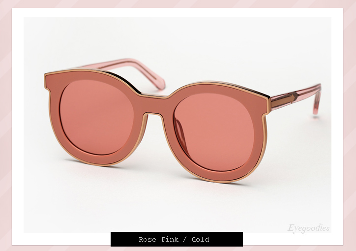 Karen Walker Super Spaceship sunglasses - Rose Pink