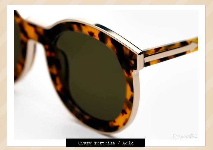 Karen Walker Super Spaceship sunglasses - Tortoise