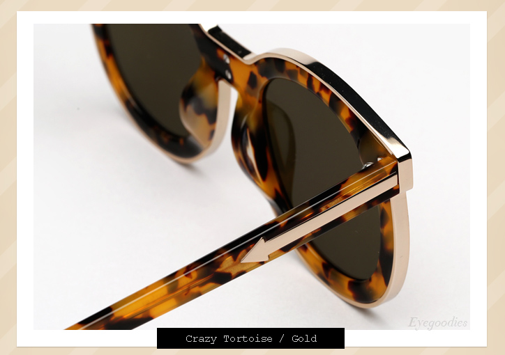 Karen Walker Super Spaceship sunglasses - Tortoise