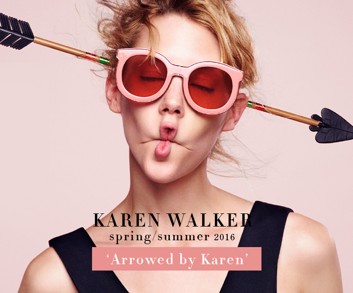 Karen Walker Sunglasses - SS 2016 Arrowed by Karen