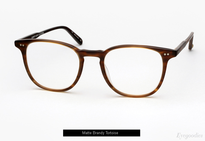 Garrett Leight Cabrillo eyeglasses - Matte Brandy Tortoise