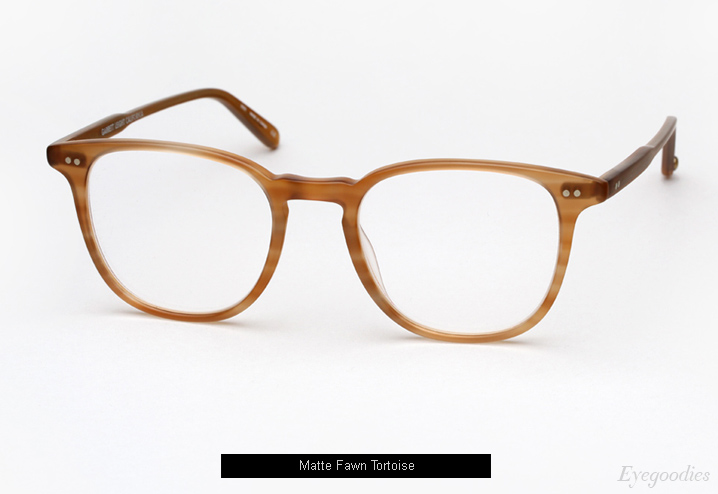 Garrett Leight Cabrillo eyeglasses - Matte Fawn Tortoise