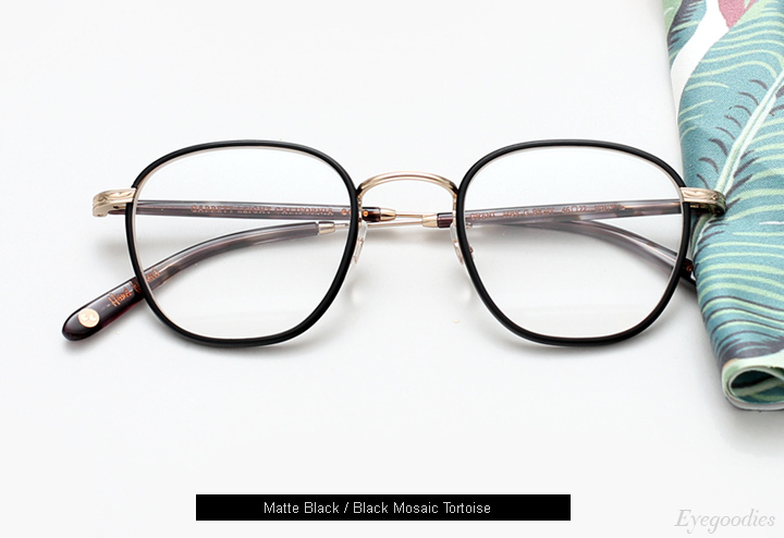 Garrett Leight Grant eyeglasses - Matte Black